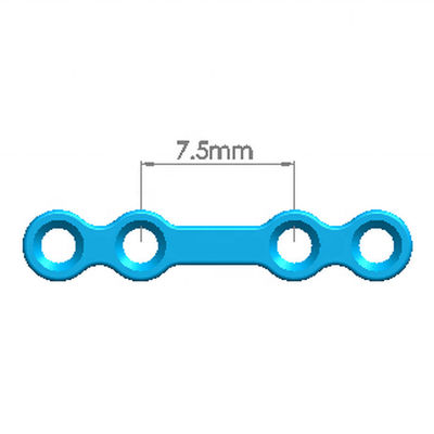 Tipo sistema di III Mini Straight Maxillofacial Plate CMF