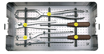 Piatto Kit Orthopedic Surgical Instrument Box di ricostruzione
