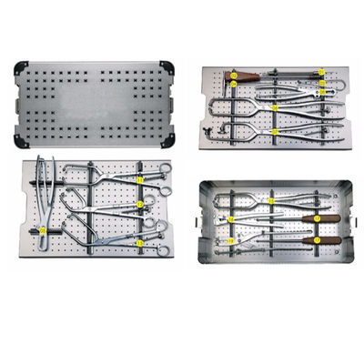 Piatto Kit Orthopedic Surgical Instrument Box di ricostruzione