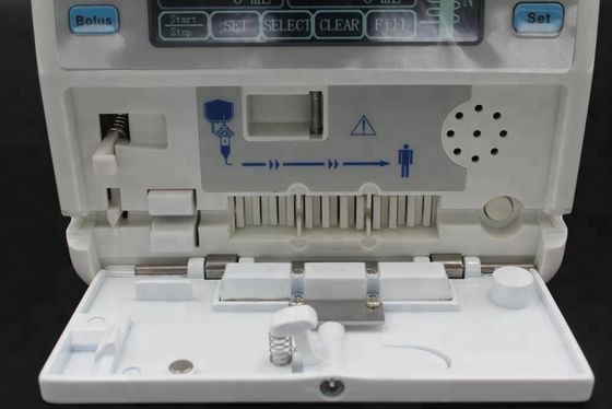 Riscaldamento LCD a 4,3 pollici del liquido della pompa per infusione del veterinario dello schermo attivabile al tatto