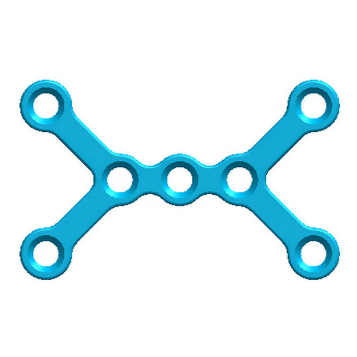 il CE X di 1.5mm ha modellato il tipo maxillo-facciale piatti e viti ortopedici del piatto di II
